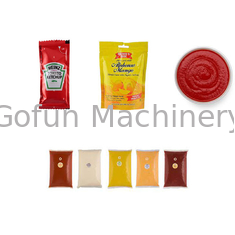 Automatische Vertikalverpackungsmaschine für Flüssigkeit Tomatensoße Ketchup Flüssigkeitsverpackungsmaschine