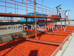 Handels-Produktlinie der Tomaten-380V/Tomaten-Püree-Verarbeitungsanlage