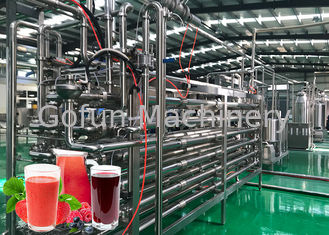 In hohem Grade Automatisierungs-Frucht-Produktlinie-Getränkefertigungsstraße 20T/Tageskapazität