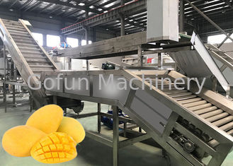 100T/D Mango-Verarbeitungslinie SUS304 Mango-Saft-Verarbeitungsmaschinen