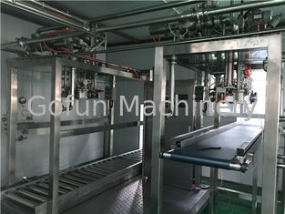 Aseptische Füllmaschine-Fruchtsaft-Verpackmaschine Sus304/316 40 kg/h Dampf-Verbrauchs-