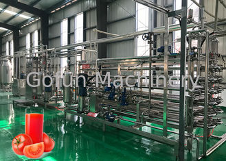 380V vollautomatische Tomatenpaste-Verarbeitung Maschine Wasser sparen für die Fabrik