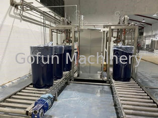 380V vollautomatische Tomatenpaste-Verarbeitung Maschine Wasser sparen für die Fabrik
