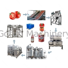 Das industrielle automatische Tomaten-Ketschup, das Maschine 500T/D mit Wasser herstellt, bereiten System auf
