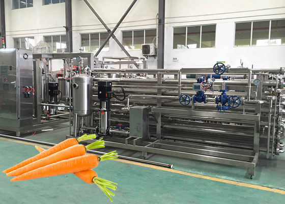 Energy Saving Carrot Processing Plant Machine High Juice Yield Good Flavor