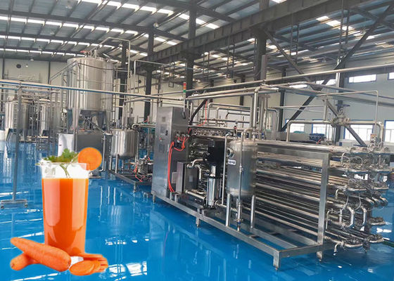 Large Scale  Carrot Processing Plant Vegetable Processing Equipment Juice Concentration