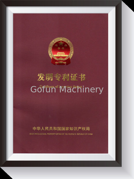 China Shanghai Gofun Machinery Co., Ltd. zertifizierungen