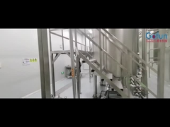 Vor dem Verpacken welche Ausrüstung wird benutzt, um Saft zu entkeimen?