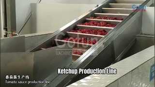 Ketchup-Produktionslinie