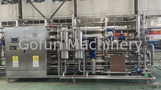 Saft / Milchprodukte / Getränke / Sirup Tubular Sterilisationsmaschine 304 Edelstahl