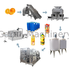 Kompletter orange Juice Processing Line Food Grade Edelstahl 304 5TPH
