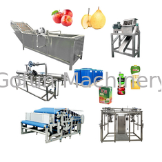 SUS 304 Automatisierung Apples Juice Processing Line Turnkey Projects