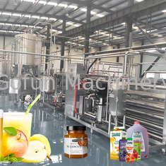 Nahrungsmittelgrad Sus304/316L Apple Juice Processing Line 10 - 100T/D