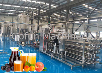 Frucht-Produktlinie-Pfirsich-Verarbeitungsanlage-Saft-Püree SS 304 getrocknet