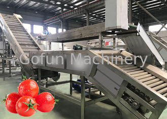 Kundengebundene Tomaten-Produktlinie 304SUS 10 - 100T/D