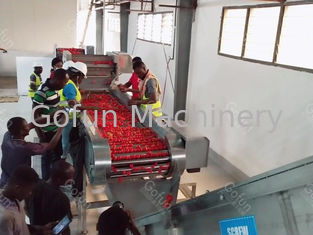 Tomaten-Produktlinie-energiesparende hohe Leistungsfähigkeit 25t/H Sus304