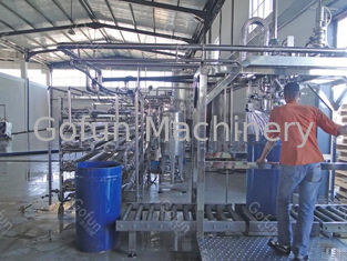 Mechanisierte 3T/H Tomatenkonzentrat-Produktlinie mit dem waschenden Sortieren